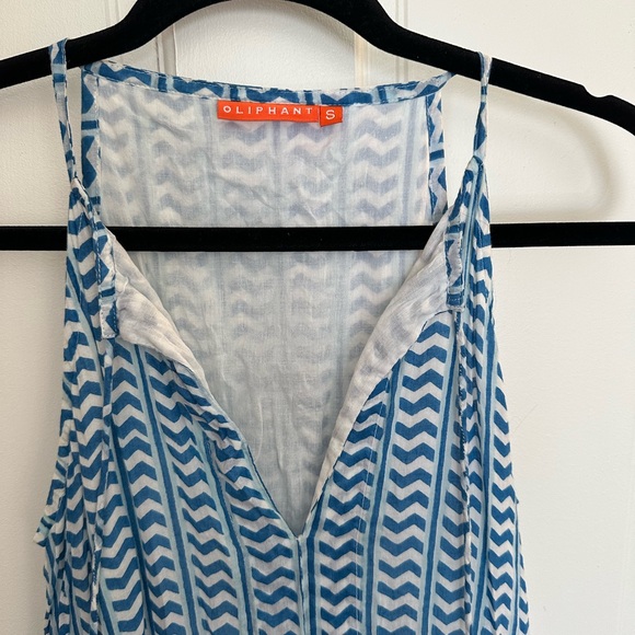 Beautiful Oliphant Maxi dress - blue and white - Picture 2 of 4